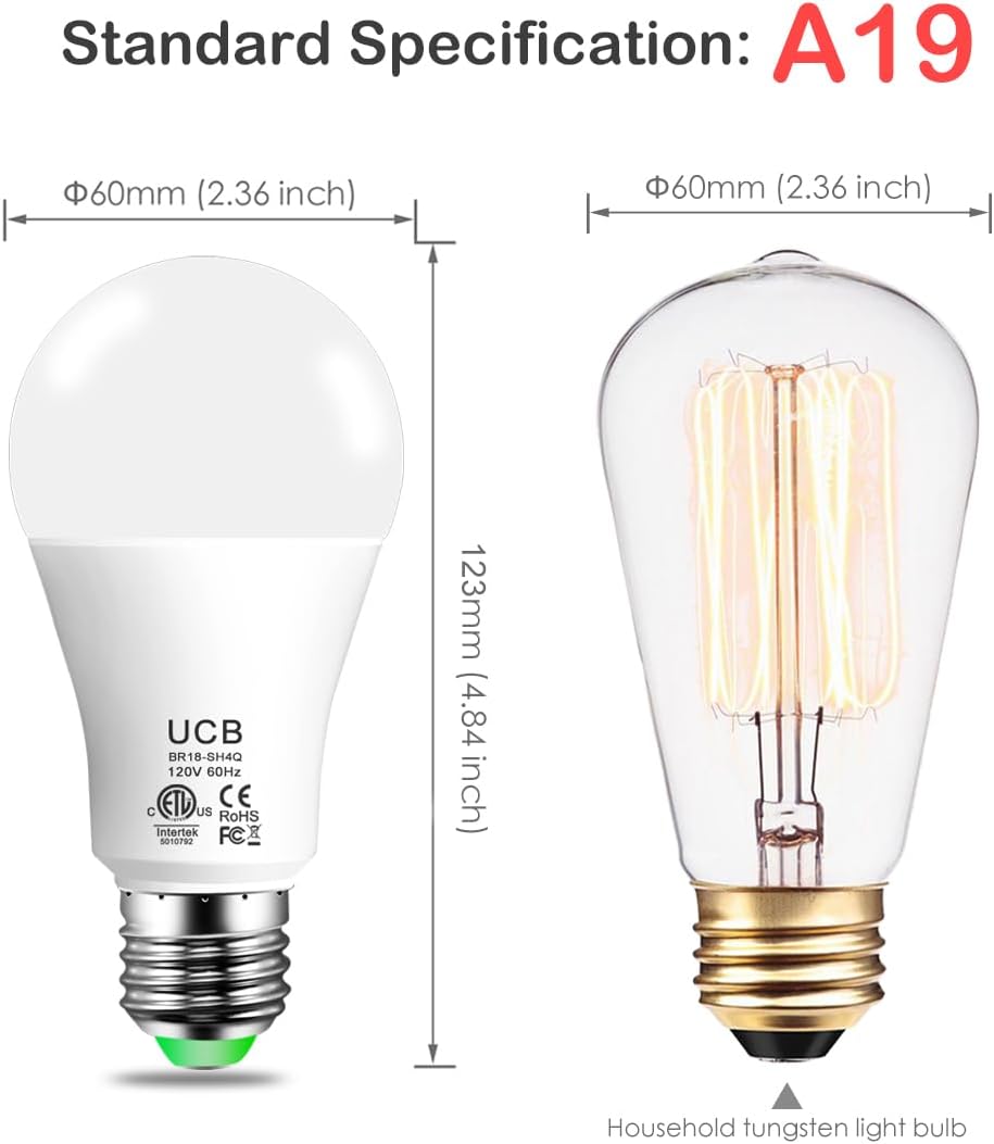 UCB Smart Light Bulbs Compatible with Alexa 130W Equivalent, 2700K-6000K