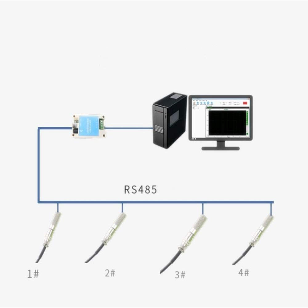 Taidacent SHT30 RS485 Modbus RTU Temperature and Humidity Sensor Transmitter for PLC and DCS Room Thermocouple Monitoring