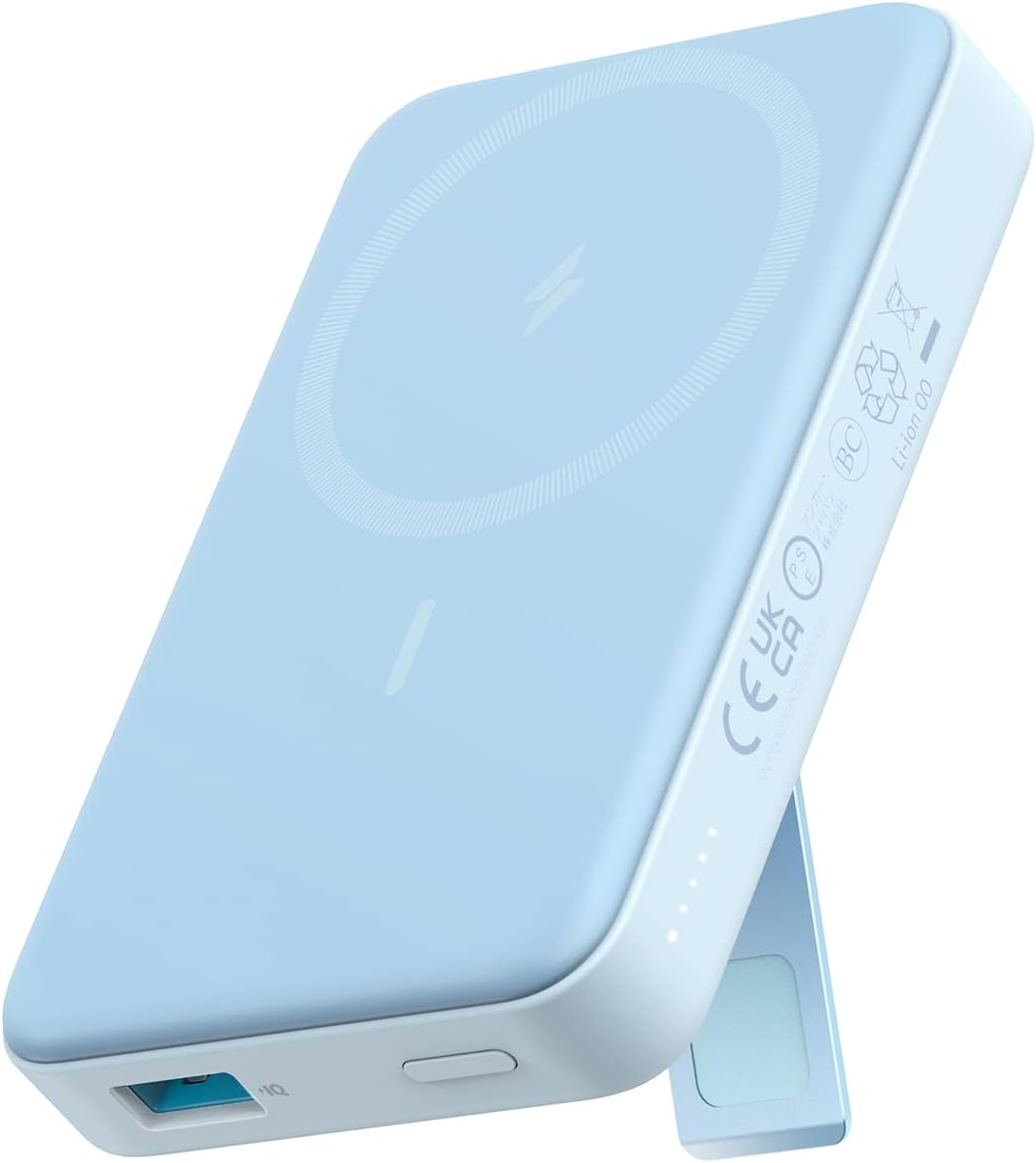 Anker 633 Magnetic Power Bank with Stand, 10,000mAh Portable Charger | Foldable Wireless Charger with 20W USB-C Power Delivery, MagSafe-Compatible for iPhone 16 / 15 / 14 / 13 / 12 Series