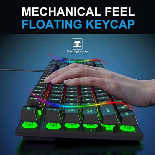 DGG Gaming Keyboard and Mouse, Headphones, Mouse pad Combo for PC Gamers | RGB Backlight Gaming Keyboard and Mouse Bundle with Headset, All in One for Xbox and PS4 Users