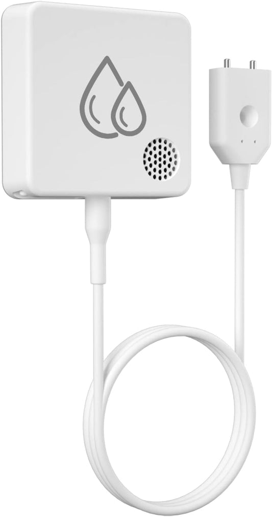 MOCREO SW2 Water Leak Detector Sensor with 95dB Alarm, No Subscription Fee, Home Wireless Flood Monitor for Basement, Laundry, Pipe Leakage, Sink Overflow(MOCREO Hub Required)