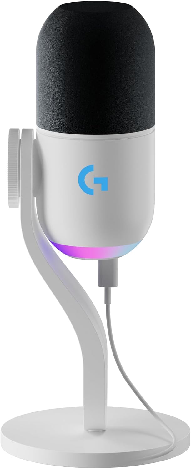 Logitech G Yeti GX Dynamic RGB Gaming/Podcast USB Microphone - Black | LIGHTSYNC, USB mic for streaming, supercardioid, USB plug and play for PC/Mac