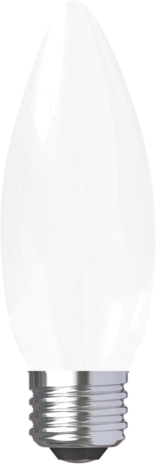 GE LED Light Bulbs, 40 Watt, Soft White, Frosted Decorative Bulbs, Medium Base (2 Pack)