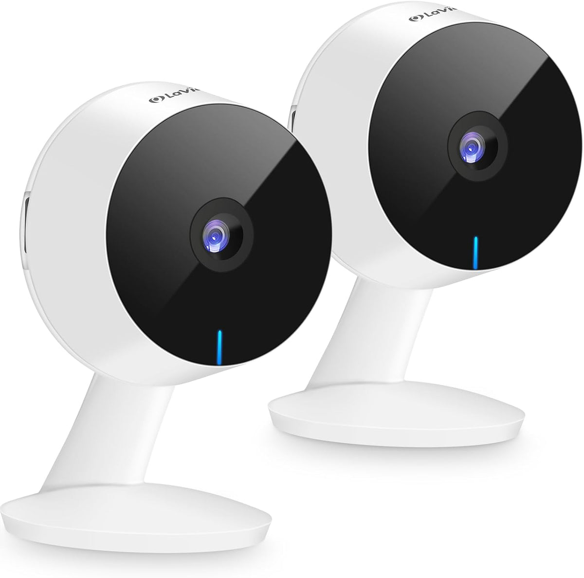 LaView 4MP 2K Cameras for Home Security Indoor, 5G& 2.4GHz Home Security Camera for Baby/Elder/Pet/Nanny,Baby Cam Starlight Sensor Color Night Vision,US Cloud Service,Works with Alexa iOS & Android