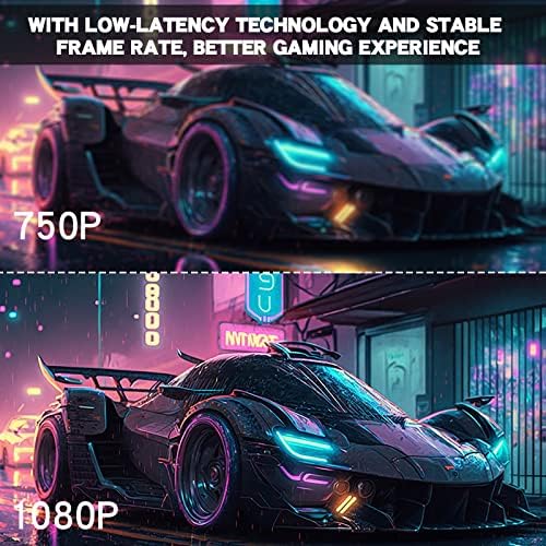 Extenuating Threads 4K HDMI Capture Card, Cam Link Video Capture Card HDMI to 1080P Type-C for Windows Mac OS System for Gaming Meeting with USB C Adapter to Adjust PS3 4, Switch, Xbox, silver