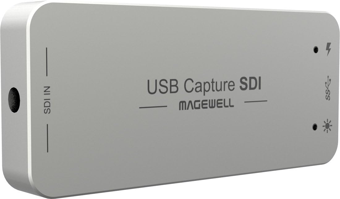 Magewell USB Capture SDI Gen 2 – 1 Channel SDI to USB Video/Audio Capture Device, Up to 1080p60 Recording (32070, Replaces XI100DUSB-SDI)
