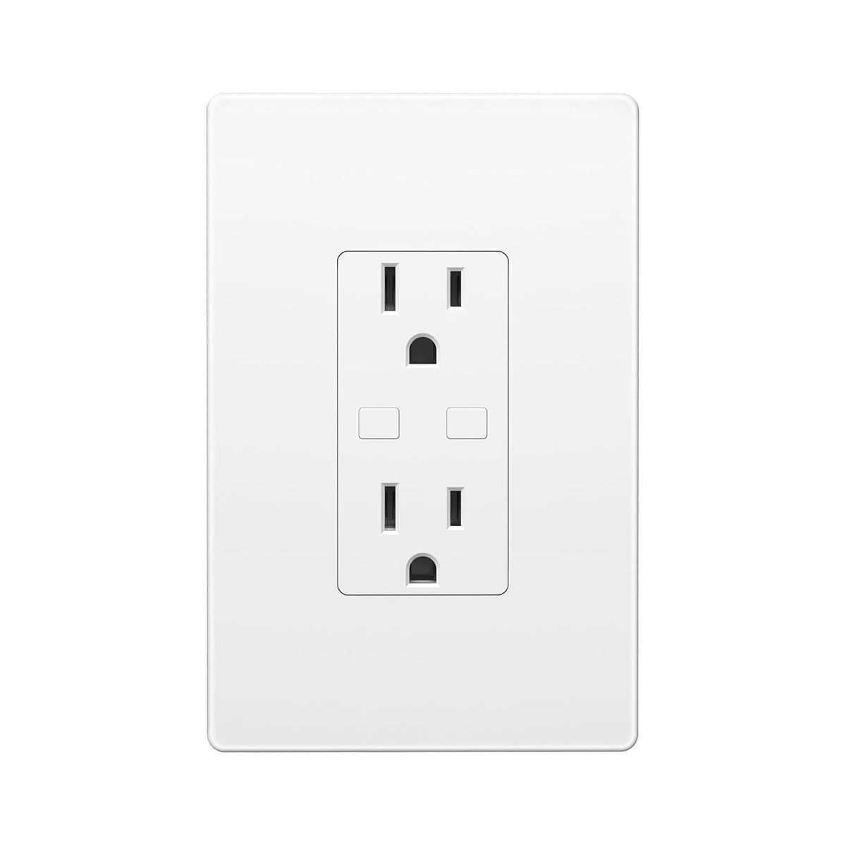 BN-LINK Smart Electrical Outlet with 2 Controlled Plugs and Type-C Charging, in-Wall Smart Wi-Fi Outlet with Voice and APP Remote Control, Compatible with Alexa and Google Assistant, 2.4GHz Wi-Fi Only