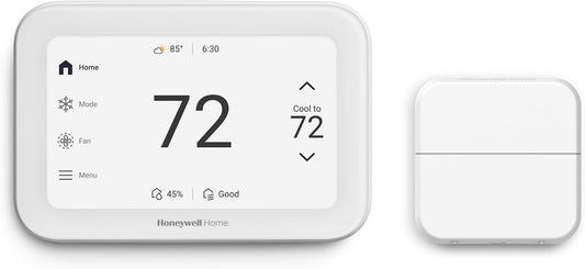 Honeywell Home X8S Premium Smart Programmable Wi-Fi Thermostat with Sensor, Video Doorbell Access, Humidity Control, 5" Customizable Touchscreen, Energy Star, Works with Alexa, Matter, Apple, Google