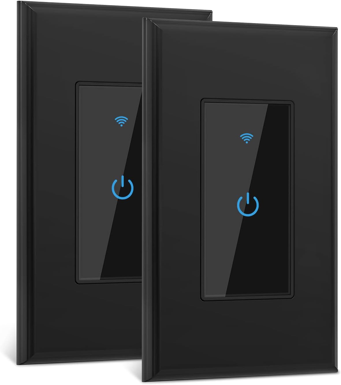 WiFi Light Switch Smart Switch 2 Gang Compatible with Alexa Google Assistant