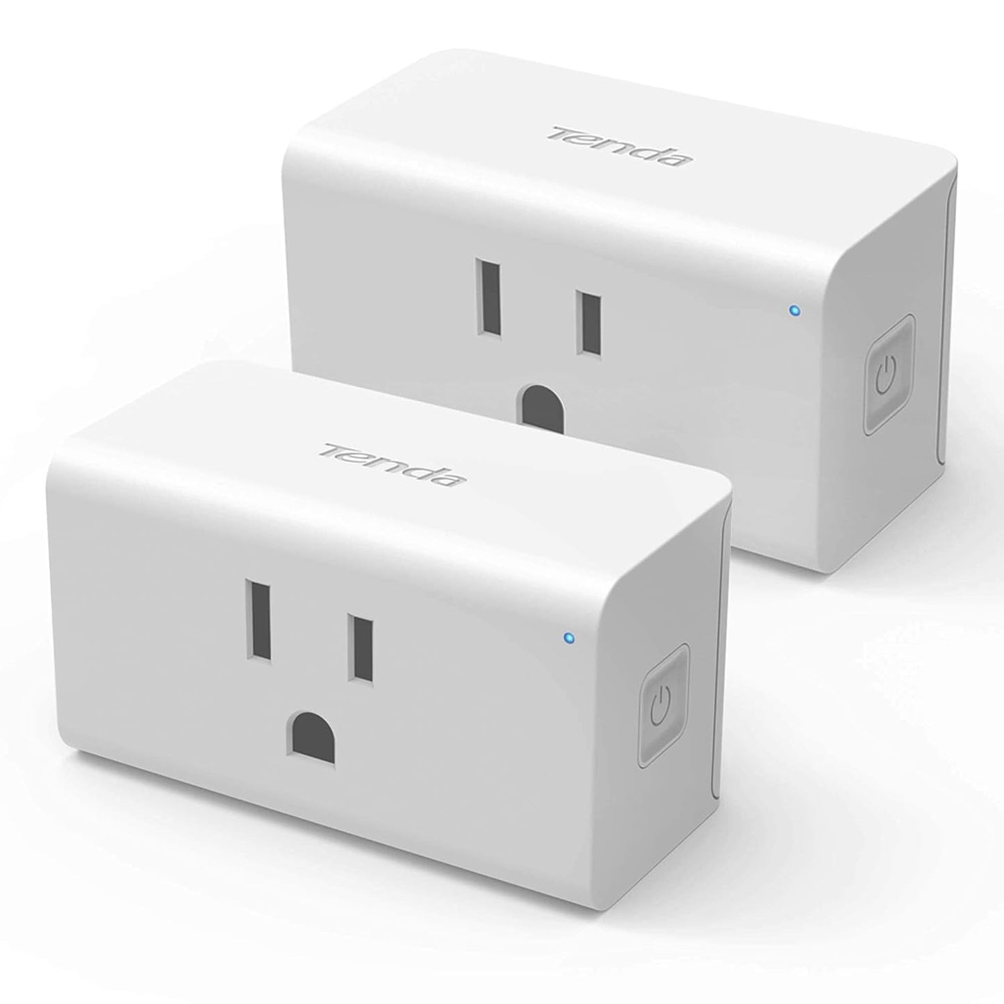 TENDA SP3 (4 Pack) Smart Plug WiFi Outlet Switch, Compatible with Alexa & Google Assistant for Voice Control, Timer & Schedule Function, Compact Design, UL FCC RoHS Certified, No Hub Required