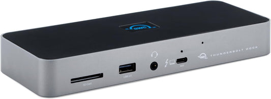 OWC 11-Port Thunderbolt Dock for Mac/PC with 96W PD and 3X Thunderbolt 4 | Thunderbolt 4 dock, 40Gb/s, 96W charging, 3x Thunderbolt 4, 3x USB A 10Gb/s, USB 2.0, 1GbE, SD UHS-II, 3.5mm audio