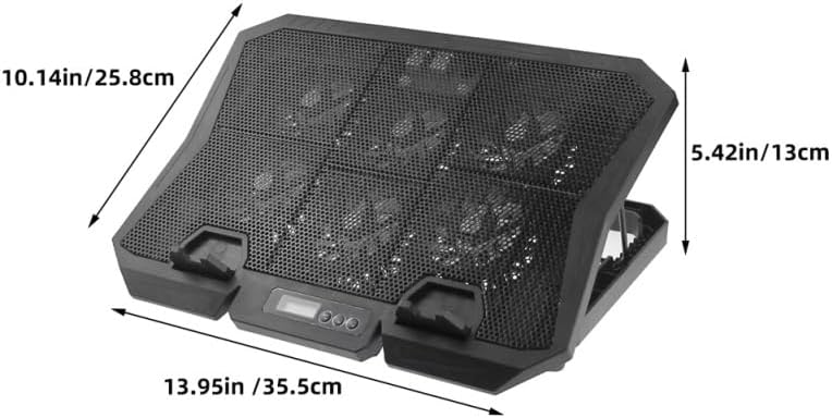 BESPORTBLE 1 Laptop Cooling Stand, 1 Piece, Abs, Black for Daily Use