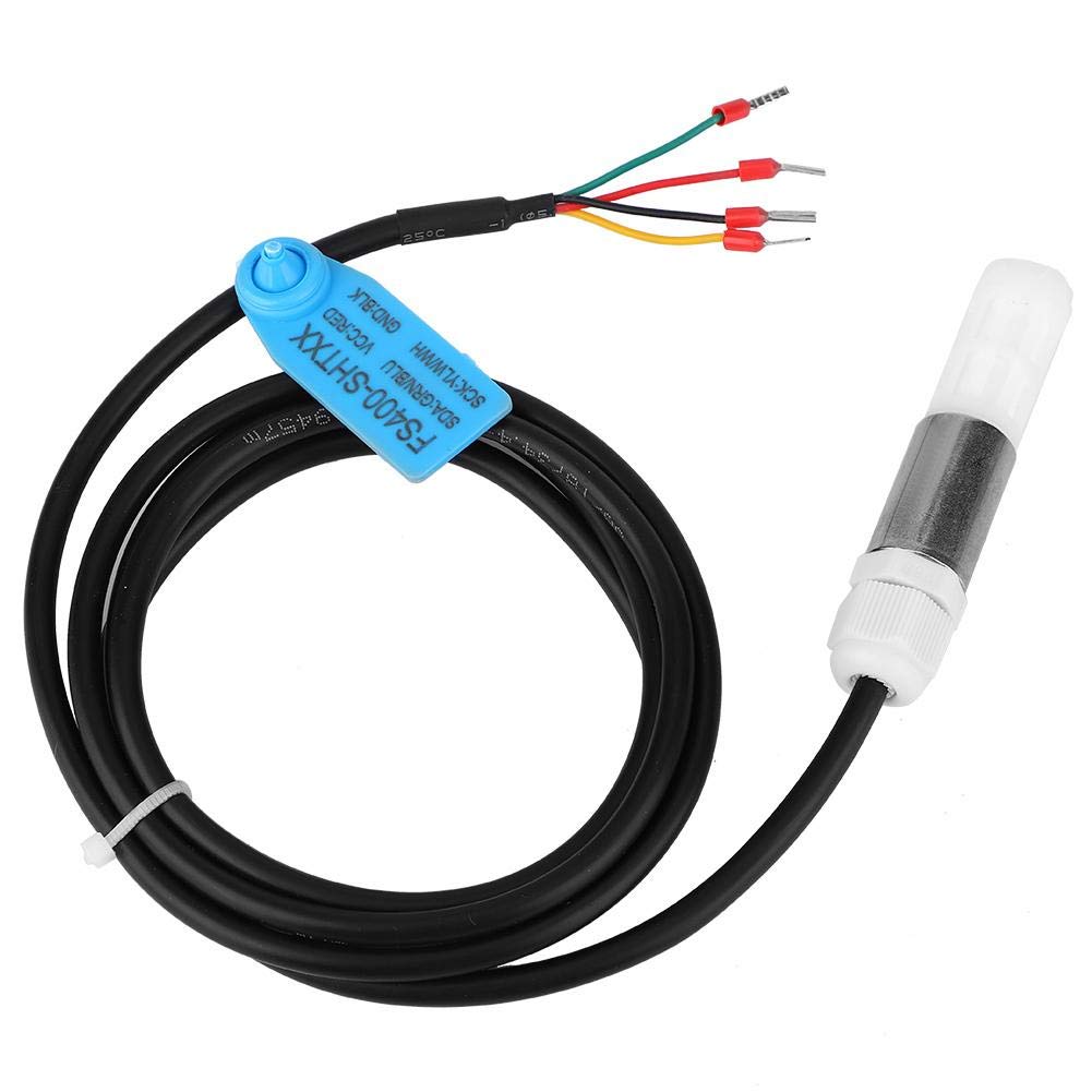 FS400-SHT30/31/35 Temperature Humidity Sensor,Dustproof Temperature Humidity Sensor Stainless Steel Plastic Housing I2C Output FS400-SHT3X(FS400-SHT30)