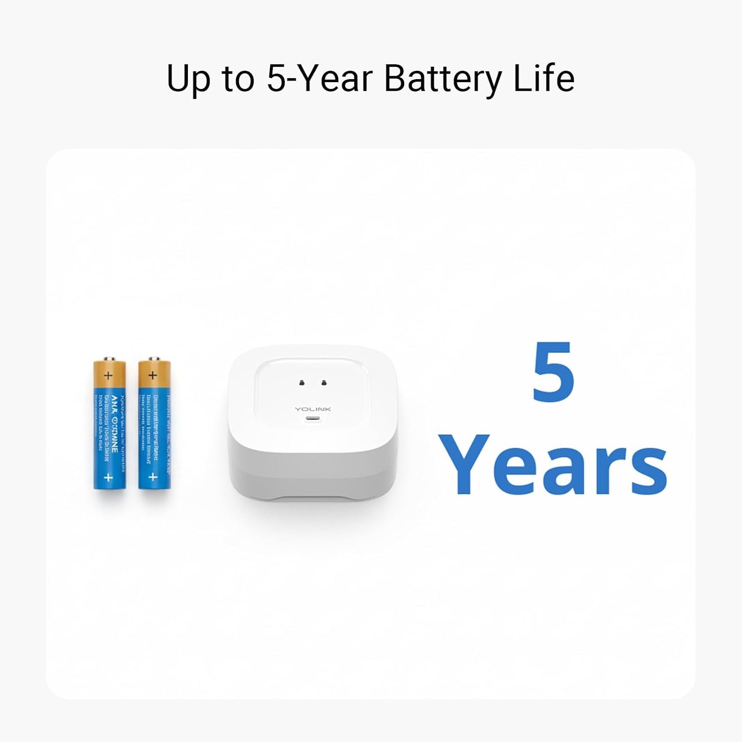 YoLink Water Leak Starter Kit: Hub + 4 Leak Sensor 4 (105 dB Siren), LoRa Long-Range, App/SMS/Email Alerts, D2D Offline, 2 AAA Up to 5-Year Battery, Compatible with Alexa/IFTTT/Home Assistant