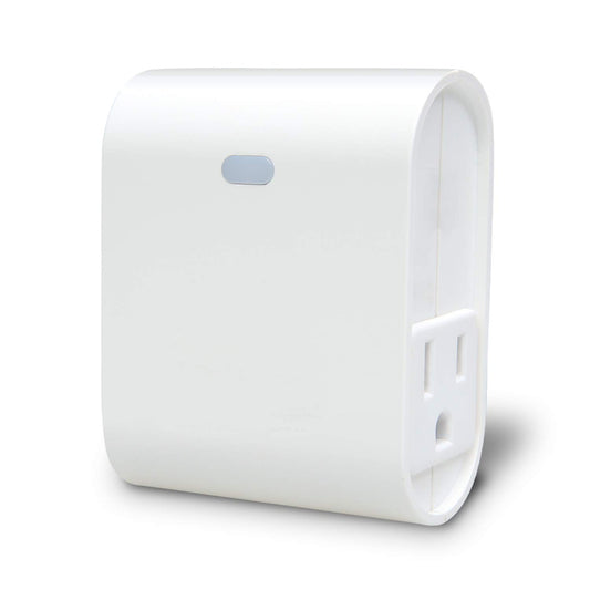 EVA LOGIK Z-Wave Smart Dimmer Outlet, Indoor Plug, Hub Required