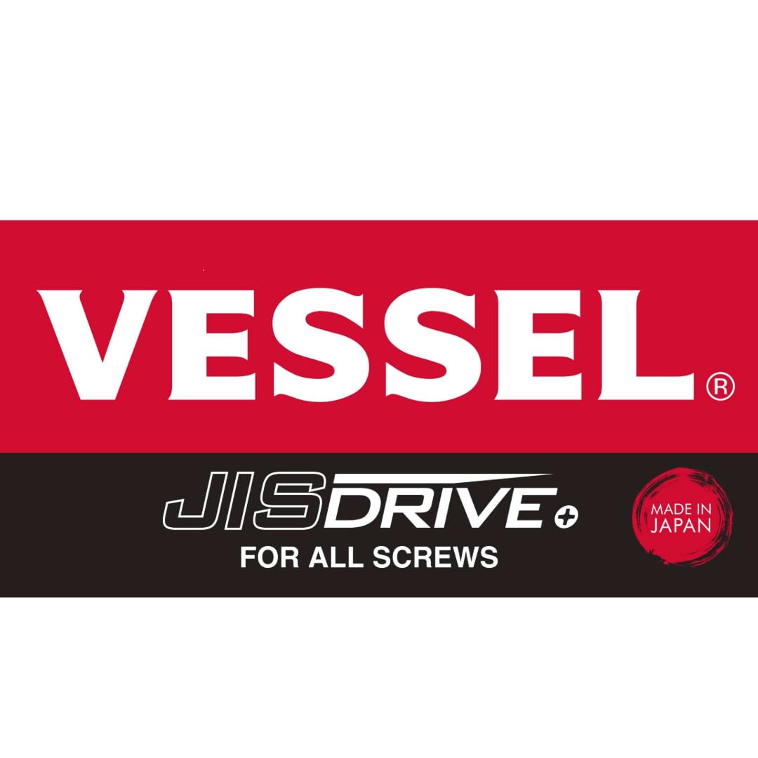 (US Model) VESSEL e-ASSIST Screwdriver 3 SPEEDS with 5PC. Bit Set