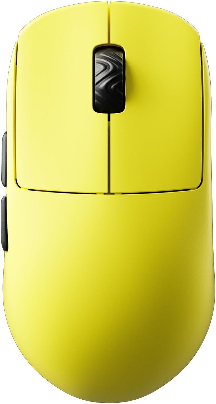 V8 Gaming Mouse, Ultra-Lightweight 36g±3g, Symmetrical Shape, Kailh Optical Switch, Nordic 52840 MCU, PAW 3950 Chip, Web Based Driver, for Claw and Fingertip Gamers, 8K Dongle Included (White)
