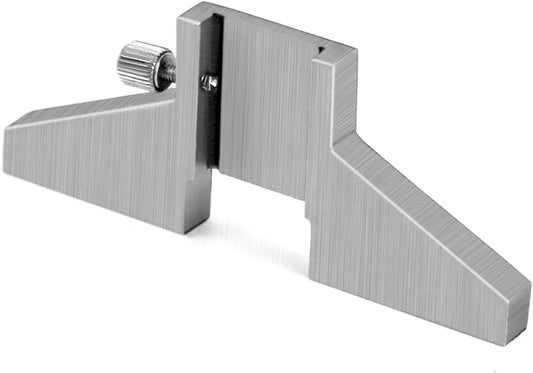 QWORK Caliper Depth Base Carbon Steel T-Bar Attachment for Dial/Digital/Vernier Calipers 4", 6", 8", 12"