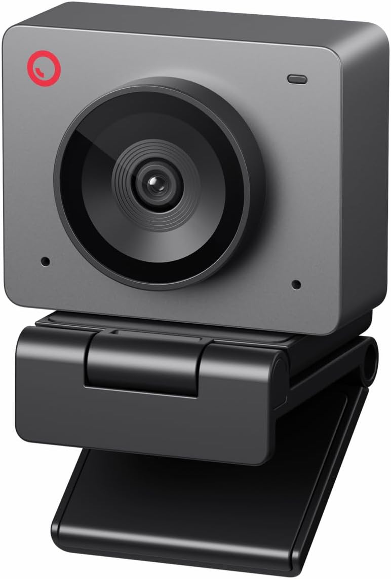 OBSBOT Meet SE 1080P 100FPS Webcam for PC, AI Framing Streaming Camera | 1/2.8" Sensor, Beauty Mode, Gesture Control, Staggered HDR, Web Camera for Desktop Computer, Laptop, Meeting.(Space Grey)