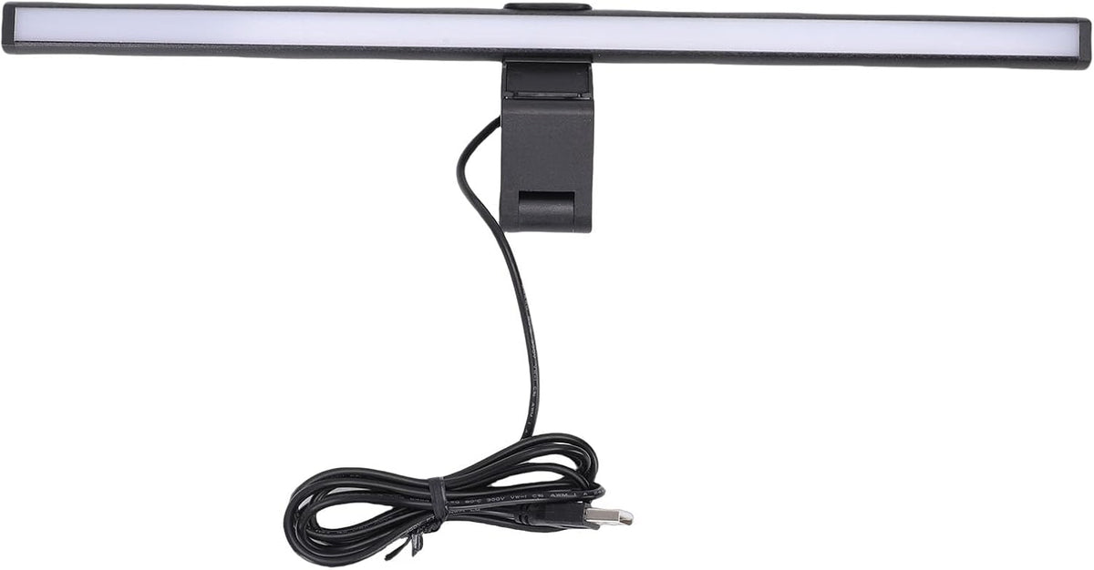 Zopsc Computer Monitor Lamp, RGB CCT Dual Sided Computer Screen Monitor Light Bar for Eye Caring, USB Reading LED Task Lamp with 3 Color Temperature, No Glare Work Desk Light