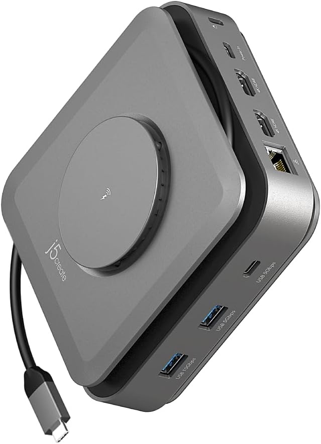 j5create USB-C Dock Dual 4K HDMI - Supports Dual Extended 4K Display