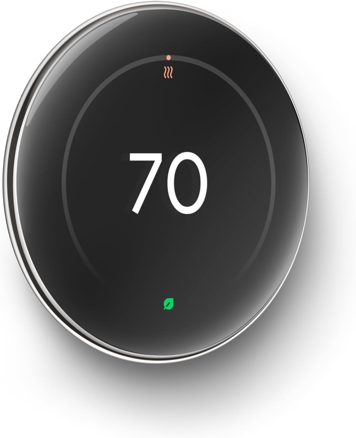 Google Nest Learning Thermostat Pro Edition with Temperature Sensor (4th Gen, 2024) Smart Energy Saving, Advanced Calibration, Adaptive Eco, Compatible with Alexa &amp; Google Home (Polished Silver)