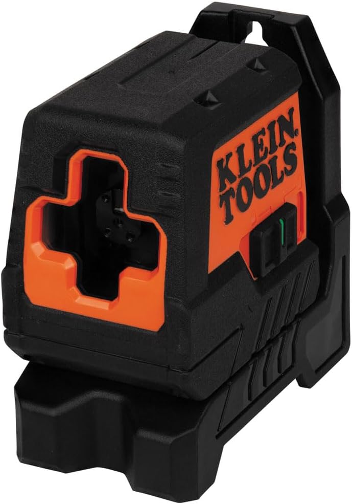 Klein Tools 93MCLG Self-Leveling Laser Level, Mini Cross-Line Level, Class 2, ≤ 1mW, Leveling Alignment Tool, Bright Green Horizontal and Vertical Lines
