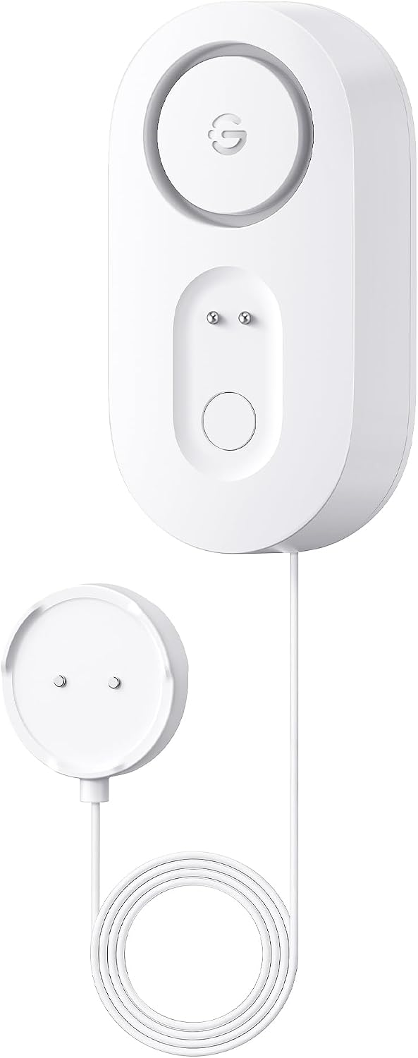GoveeLife Upgraded Smart Water Leak Detector 1s with 4.92 ft Cable, 1 Pack | Water Sensor with 105dB Adjustable Alarm, 5Yr Battery Life, IP67 Waterproof, Suitable for Home, Basement, Kitchen, Cabin/RV