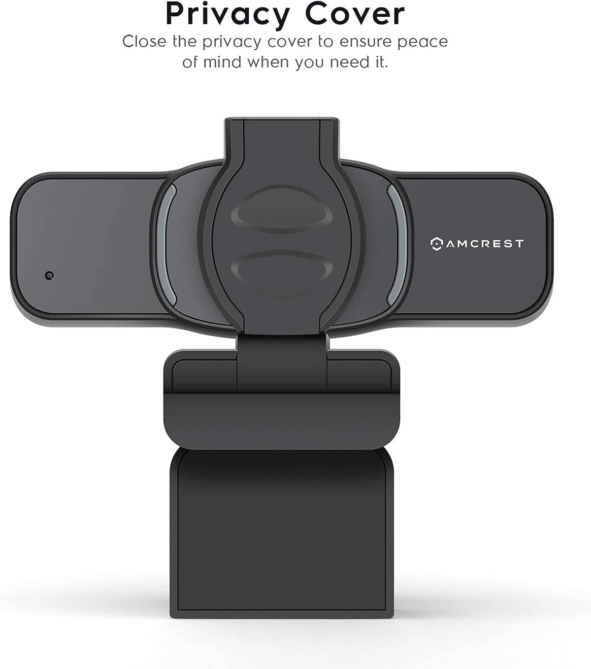 Amcrest 1080P Webcam with Microphone & Privacy Cover, Web Cam USB Camera, Computer HD Streaming Webcam for PC Desktop & Laptop w/Mic, Wide Angle Lens & Large Sensor for Superior Low Light (AWC201-B)