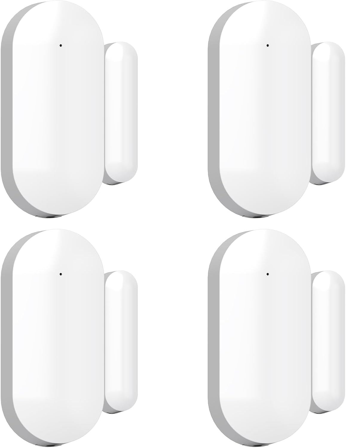 Wireless Door Window Sensor Alarm for Kids Safety, Door Sensors Replacements,Alarm Host/Siren Required（Wireless 433MHz Connection (4 Pack)