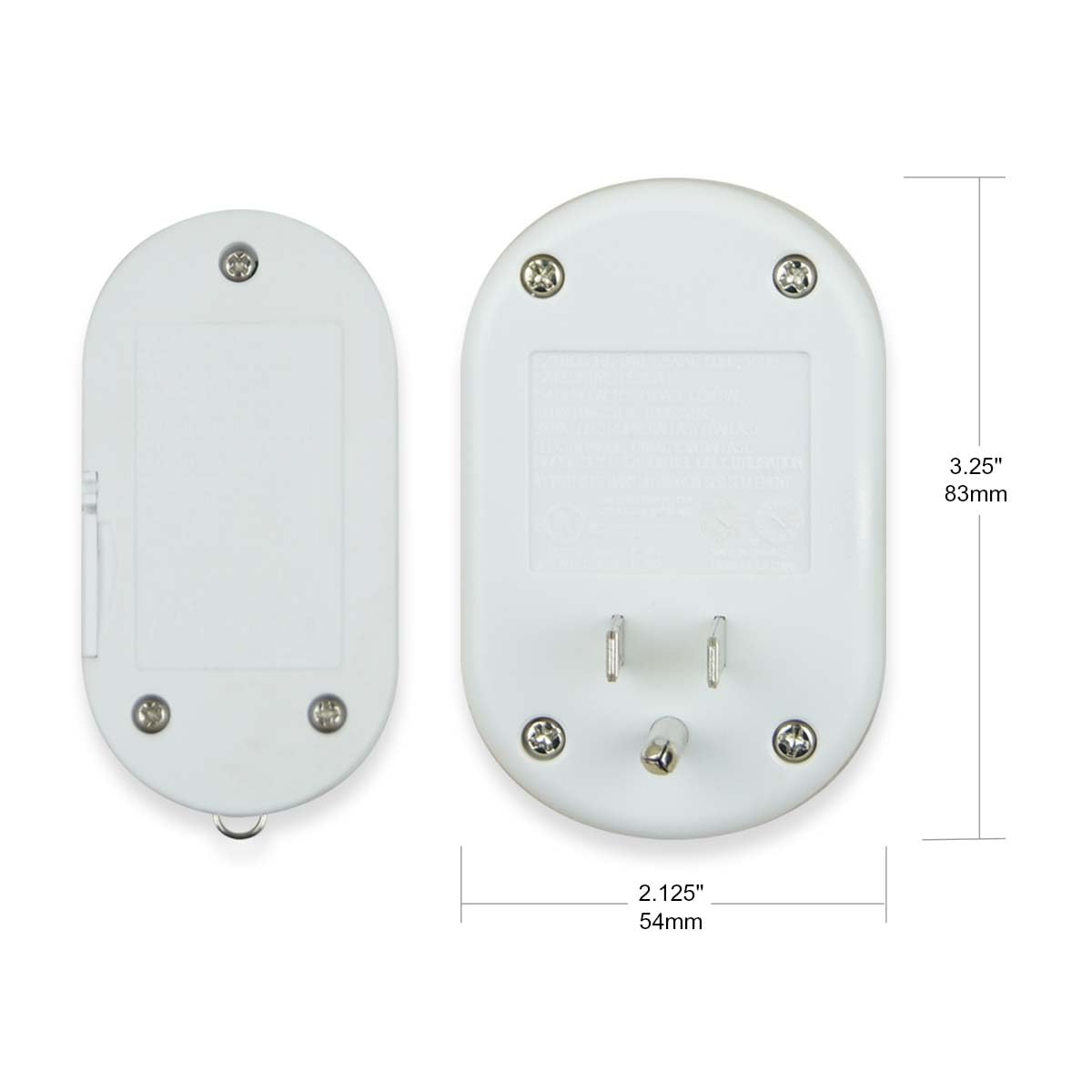 OSKOS Indoor Wireless Remote Control Outlets – 100-Foot RF Range, 3 Receivers & 1 Remote, Expandable Remote Light Switch for Household Appliances, Battery Included, 15A/1/2HP, UL Listed