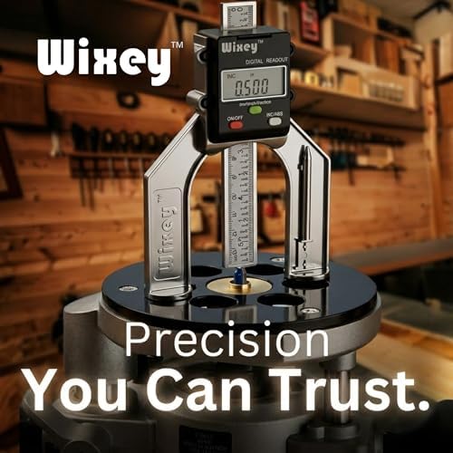Mini Digital Height Gauge for Router Table & Table Saw Measuring Tool | Digital Height Gauge – Precise Height Measurement – Height Gauge – Easy-Read Display – Compact Woodworking Tool