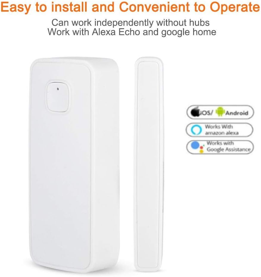 Security Alarm Door Doorbell Alarm Window Sensor Smart Phone APP Control Compatible with Home Assistant
