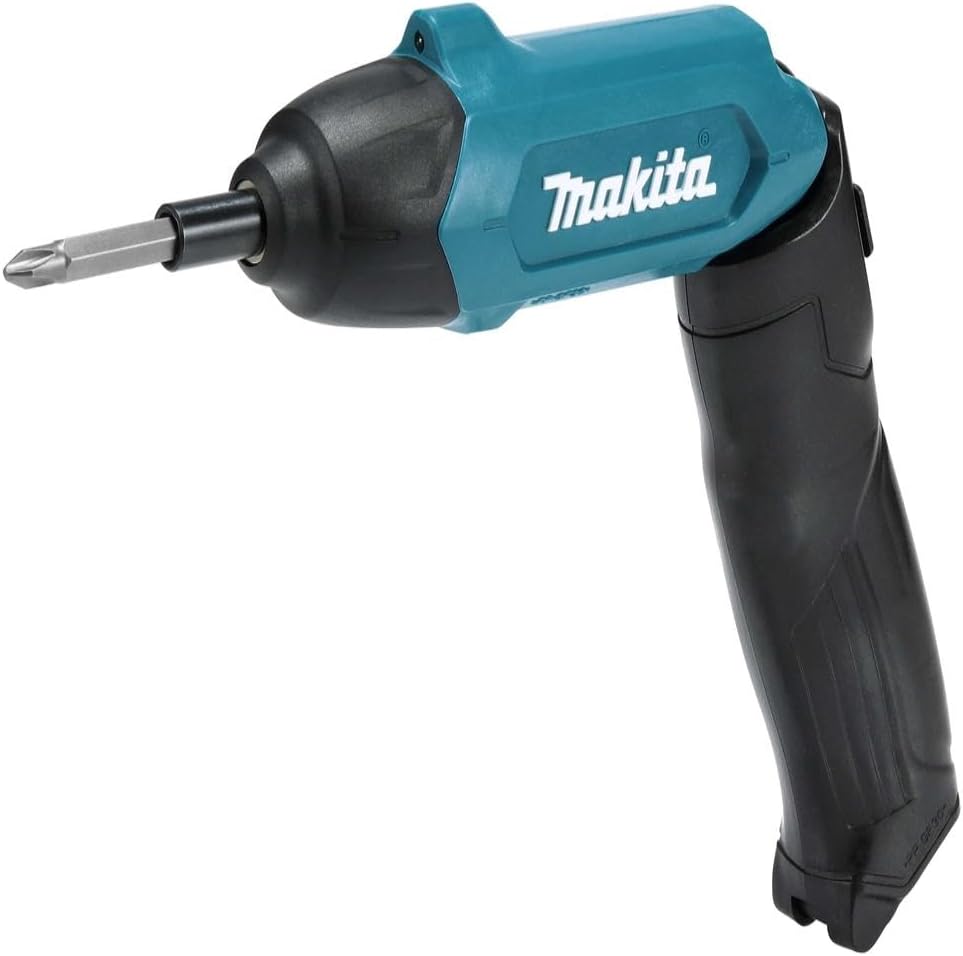 Makita DF001DW 3.6V Lithium-Ion 1/4" Hex Screwdriver Kit, Teal, 3.6V