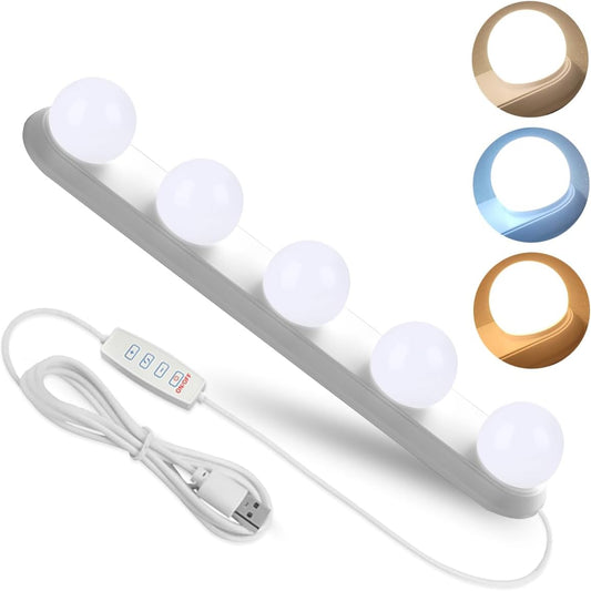 Makeup Light,Portable Led Vanity Lights | 3 Colors Lighting Mode Adjustable & Dimmable for Vanity Table Dressing Room Mirror