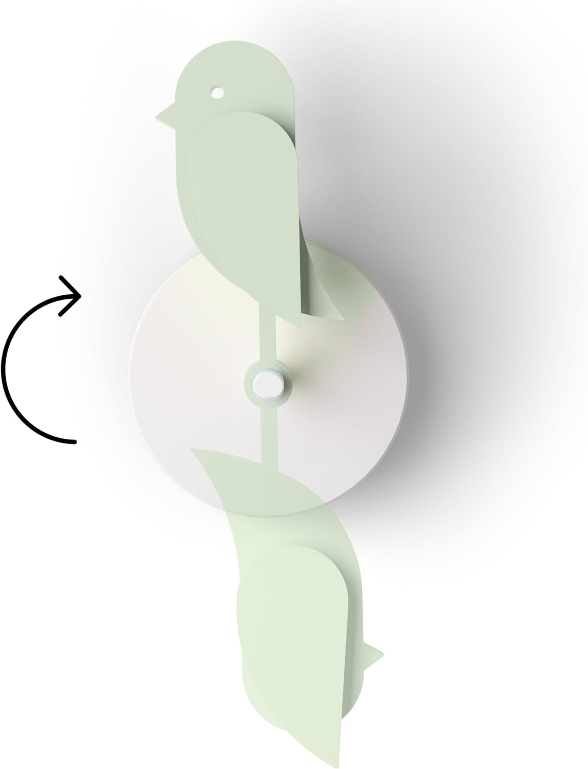 Birdie 2.0 - Design Indoor CO2 Monitor - Air Quality Monitor & CO2 Sensor for Home & Office - Visual Fresh Air Monitor for House Burping - Wall-Mounted, Swiss Sensor Technology (Dune, FullBirdie)