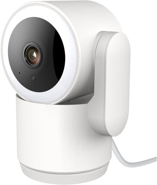 Luna 2K Indoor Camera for Home Security, Dual-Band WiFi 360° Pan-Tilt | Built-in Spotlight, Motion Detection & Human Auto Tracking, Siren, Pet/Dog/Baby Camera with Phone App