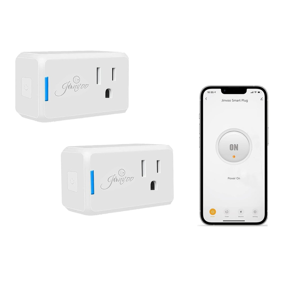 WiFi Smart Plug cETL Listed FCC Certified, Wi-Fi Outlet Compatible with Alexa, Echo and Google Home &IFTTT, No Hub Required, Remote Control,