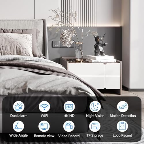 1080P Full HD Indoor WiFi Camera, Home Security Pet Monitor Nanny Cam, Night Vision & Motion Detection