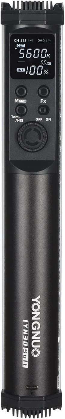 YONGNUO YN30 Soft LED Light Stick, RGB 2000K-10000K Handheld Video Light