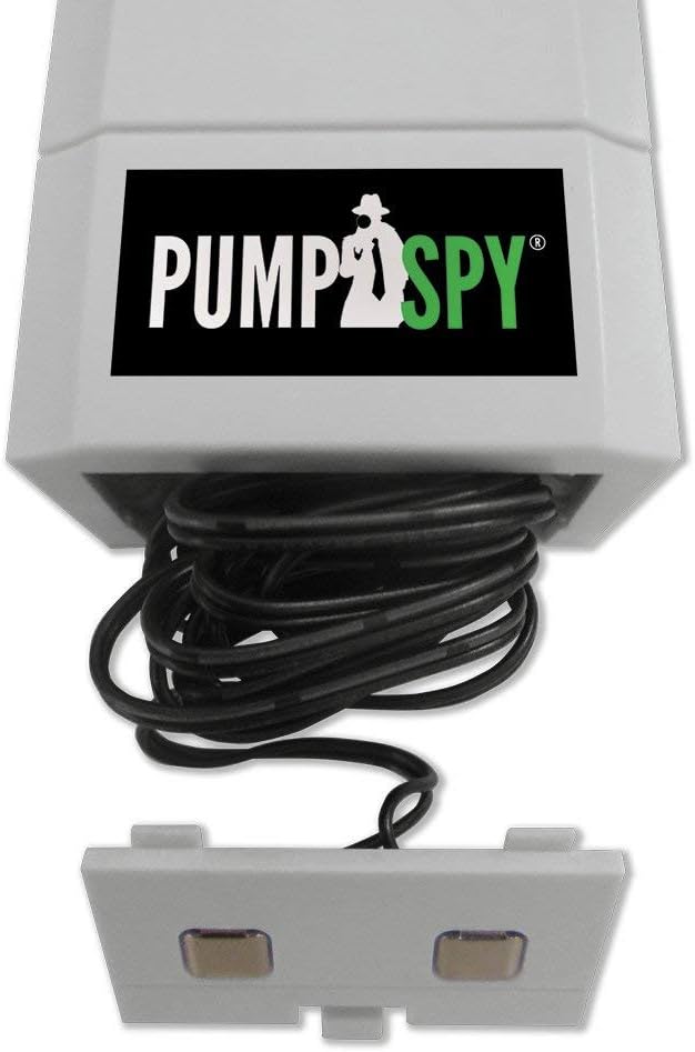 PumpSpy Battery Operated High Water Alarm - 100dB Water Leak Detector with 6-Foot Sensor Extension & 9V Battery Included - Ideal for Sump Pumps, Water Heaters, and Laundry Rooms