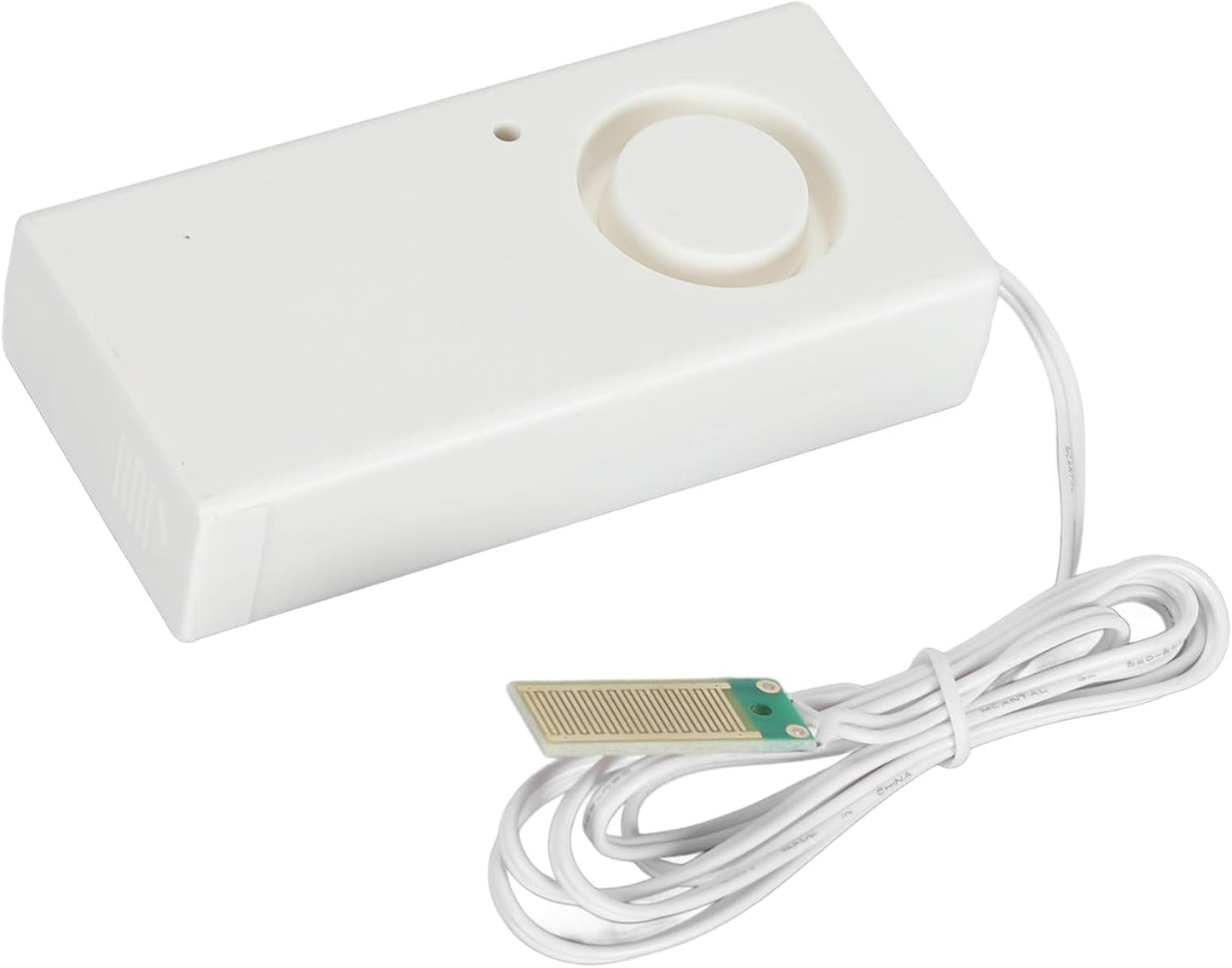 Water Leak Alarm Sensor, High Sensitivity 120dB Loud Audible Alert Overflow Detector for Home Kitchen Fish Tank Pool ABS Material