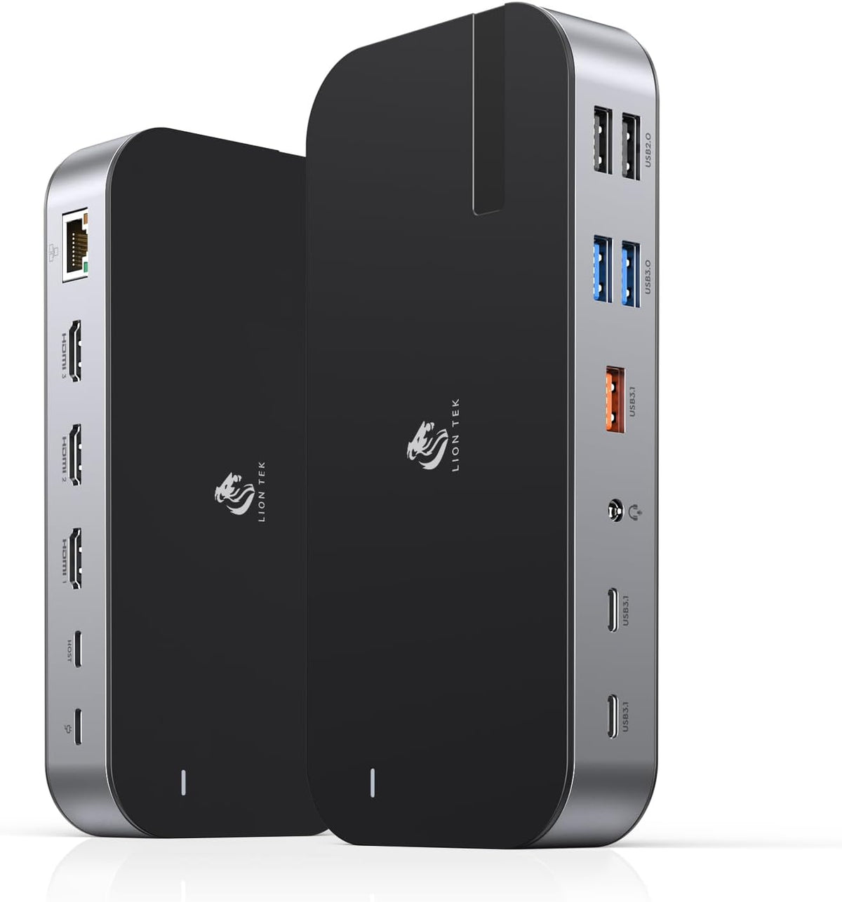 LIONWEI Laptop Docking Station,16 in 1 USB C Docking Station Triple Monitor