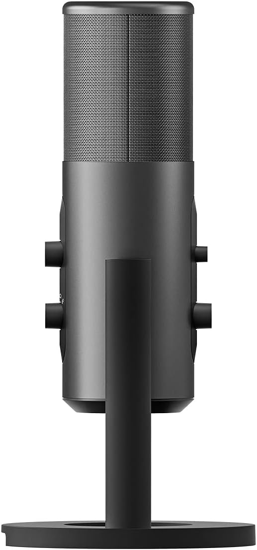 EPOS Gaming B20 Streaming Microphone - 2.9m Cable USB-C Computer Microphone for Gaming - PC & Laptop Connection with Audio Controls - Compatible with PC, Mac, and PS4/5 - Desk Stand Included, Gray