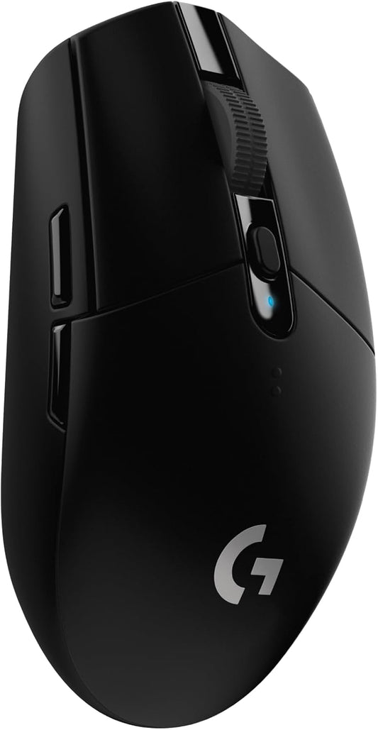 Logitech G305 Lightspeed Wireless Gaming Mouse - Black | Hero Sensor 12, Lightspeed 1ms Wireless, Up to 250h on 1xaa, 6 Programmable Buttons, 99g with Battery