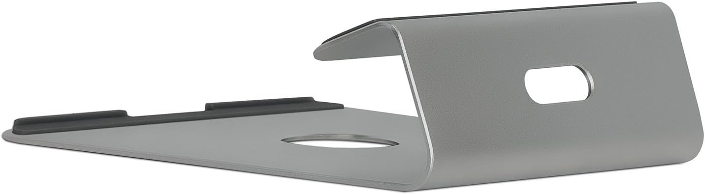 Mount-It! Tilted Laptop Riser for MacBook and iPad Pro - Ergonomic Laptop and Tablet Wedge - Notebook Cooling Stand for MacBook Pro, Chromebook, iPad Pro, Drawing Tablets with 11"-15" Screens