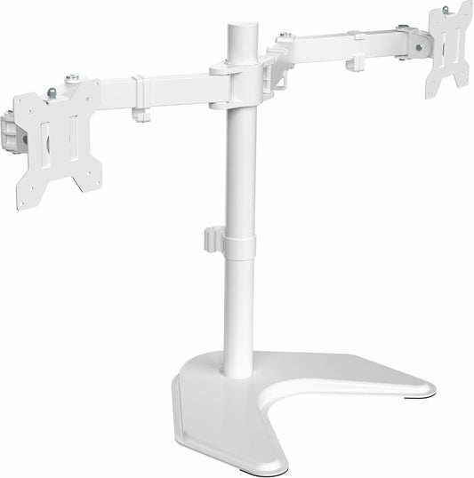 VIVO Dual LED LCD Monitor Free-Standing Desk Stand