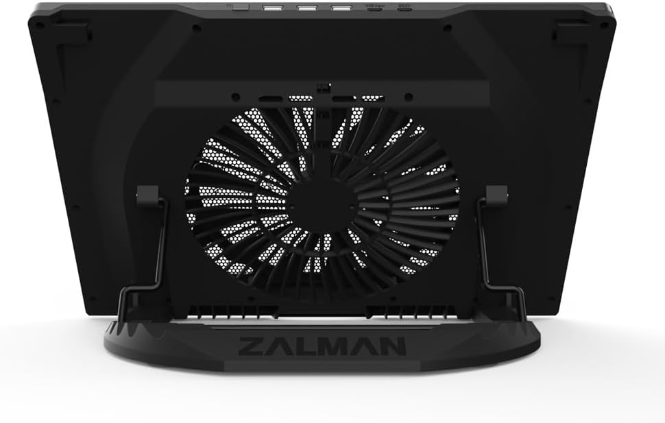Zalman NS3000 Laptop Cooling Pad Cooler Stand with Powerful 200mm Quiet Fan