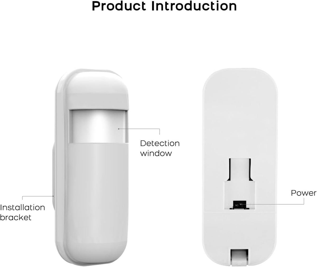 3 Pack Smart Infrared Home Intrusion Sensor,PIR Motion Detector Anti-Theft for All PGST A103F A105F A107F A108F A519W Home Alarm System