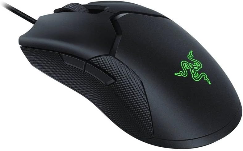 Razer Viper 8K Hz - Ambidextrous E-Sport Gaming Mouse with 8,000 Hz HyperPolling Technology (Optical Focus + Sensor with 20K DPI, Optical Mouse switches, 71g Light) - Black